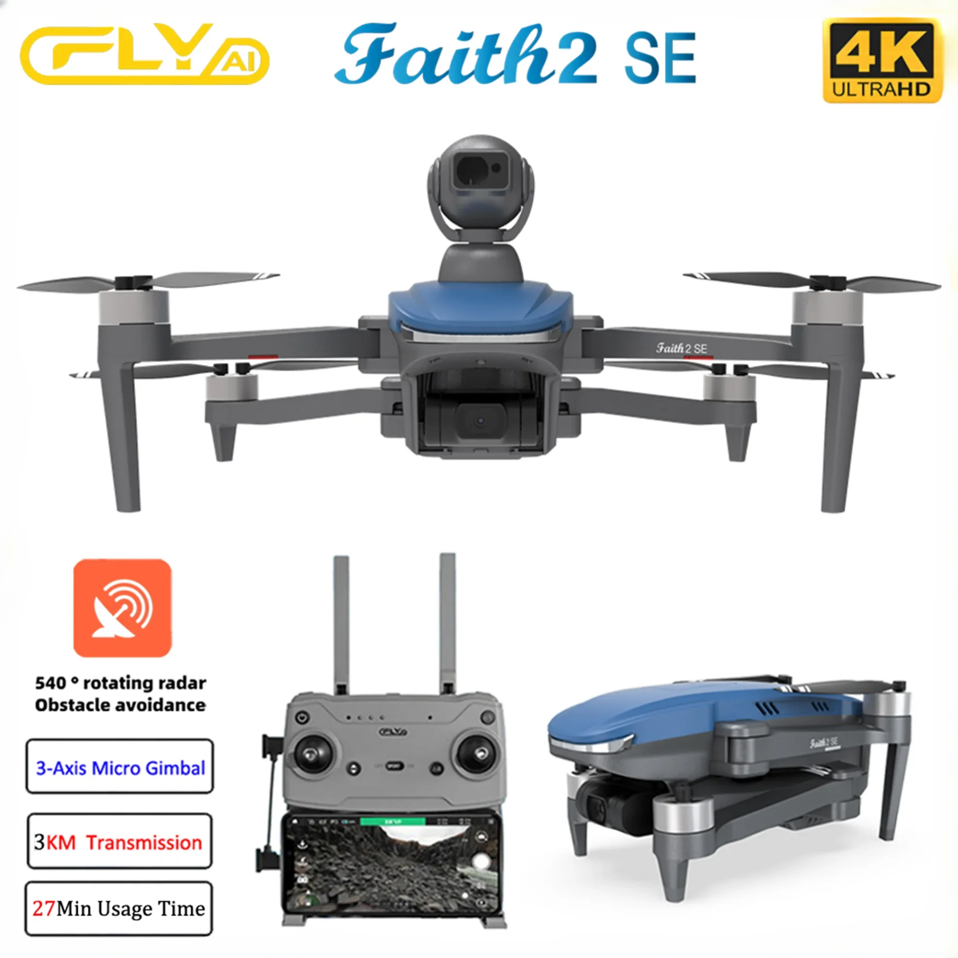 Jjrc Drone X12 - Faith 2 SE avec 540 °