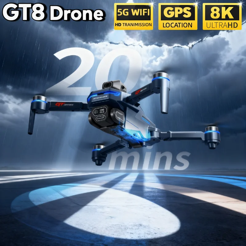 Chaud pour LSRC GT8 Drone 4K p - Jjrc Drone X12 avis et prix