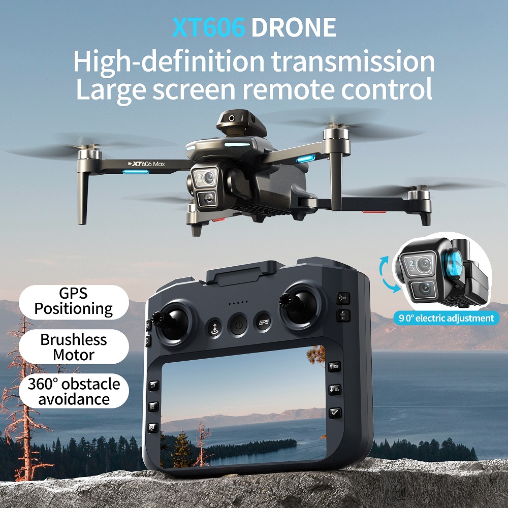 Drone XT606 MAX 3 batteries, c - Jjrc Drone X12 avis et prix