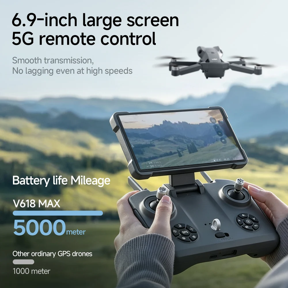 Drone GPS V618 MAX avec caméra - Drone Gps Mount avis et prix